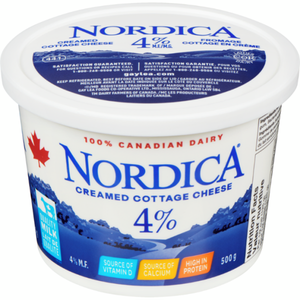 Gay Lea Nordica Cottage Cheese, Creamed 4%
