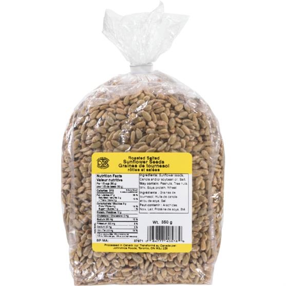 Johnvince Foods Roasted Salted Sunflower Seeds