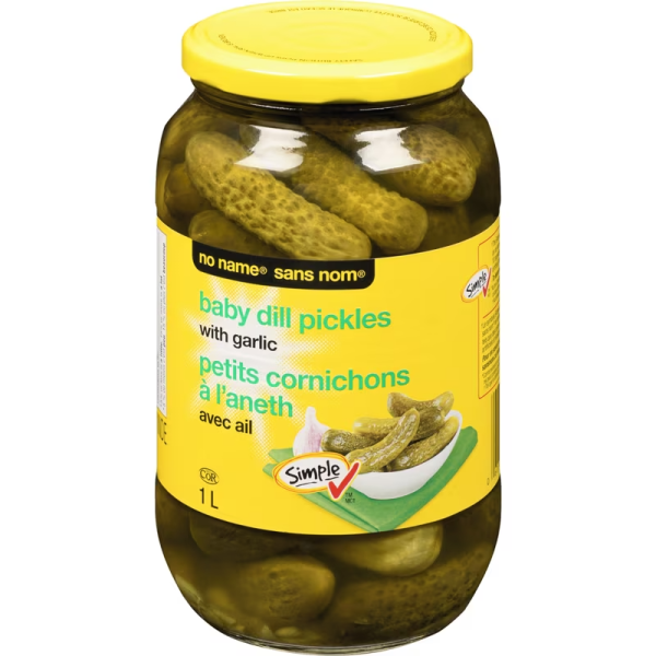 No Name Baby Dill Pickles With Garlic