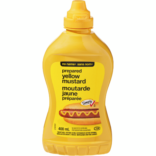 No Name Prepared Yellow Mustard