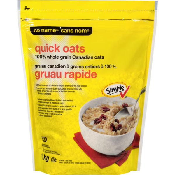 No Name Quick 100% Whole Grain Oats