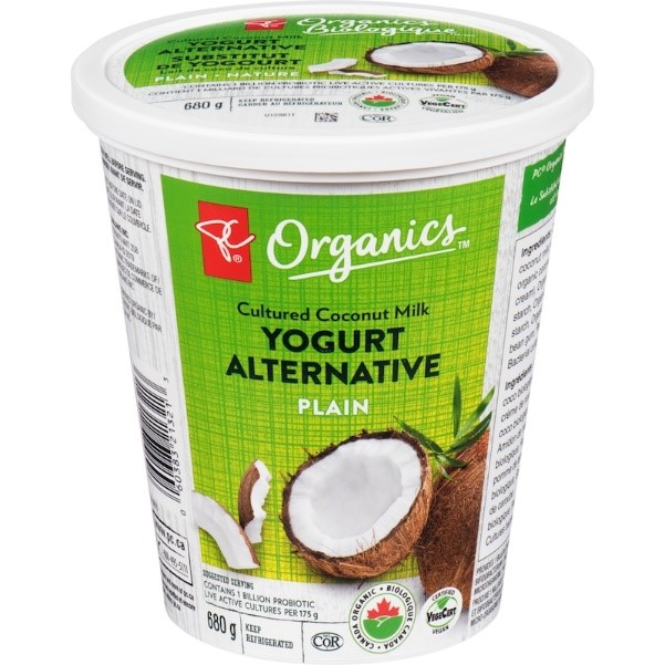 PC Organics Cultured Coconut Milk Plain, Unsweetened