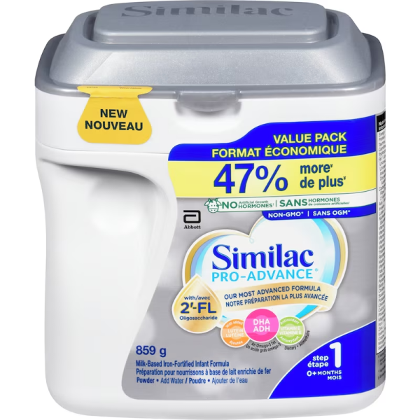 Similac Pro-Advance Step 1 Baby Formula, 0+ Months