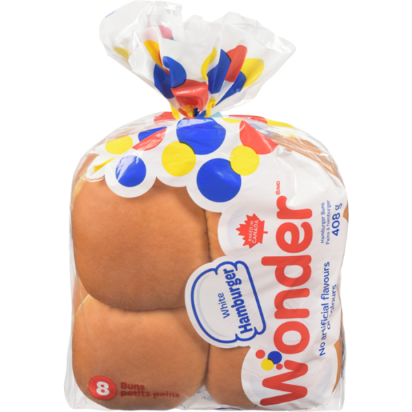 Wonder White Hamburger Buns 8pk