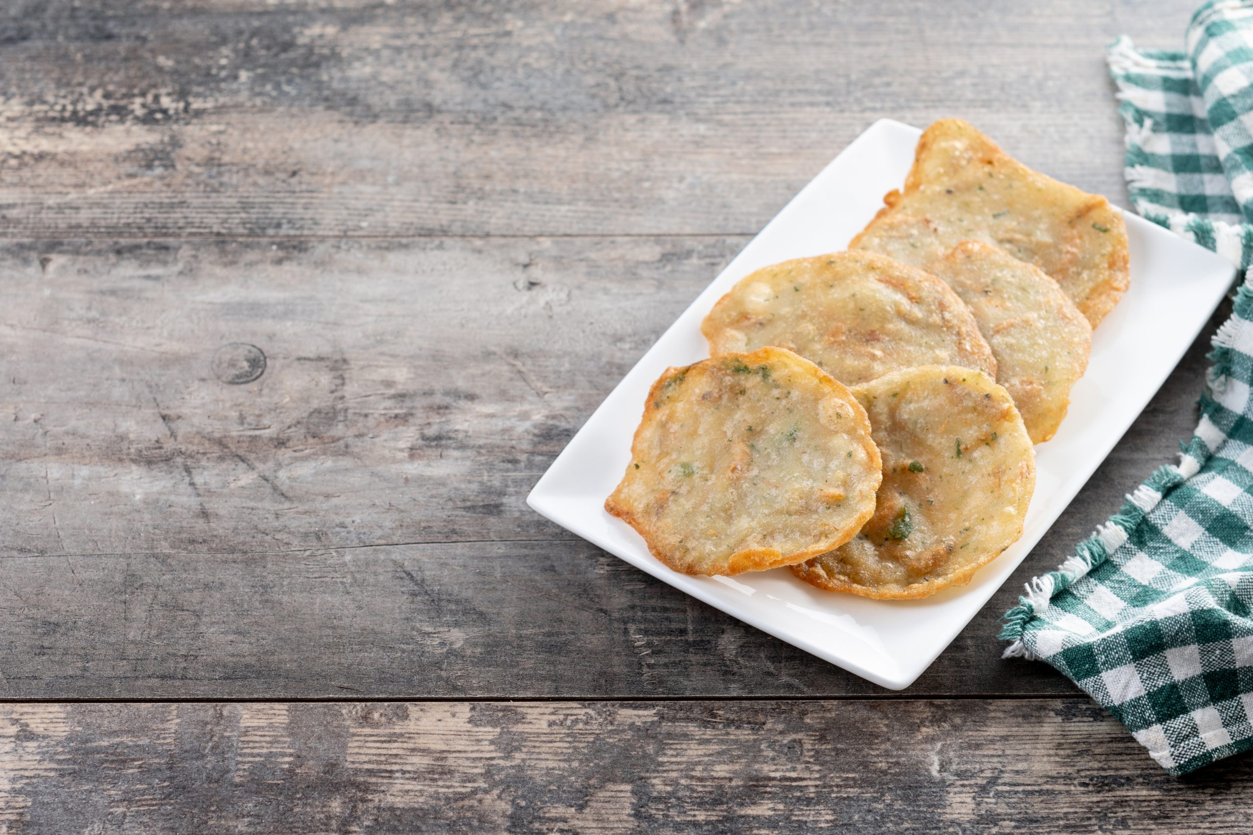 Tortillitas de camarones
