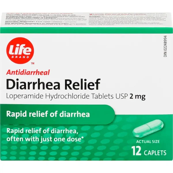 Life Brand Diarrhea Relief, 12 caplets